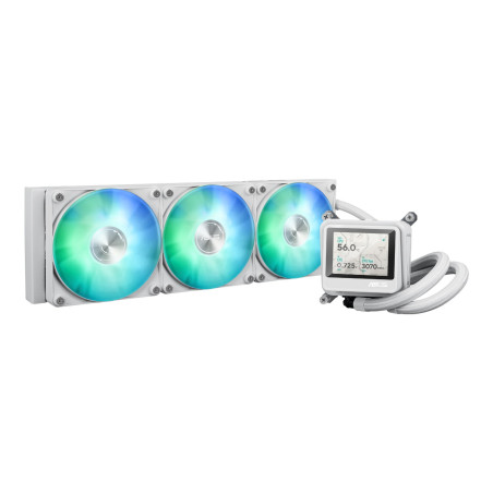 Asus MAX Gaming LC 360 ARGB LCD All-in-one CPU Liquid Cooler - White | Randcore