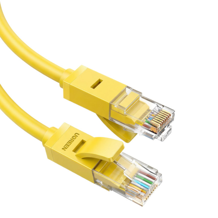 UGREEN RJ45 CAT6 2m LAN Network Cable – (1Gbps, 250MHz) – Yellow | Randcore