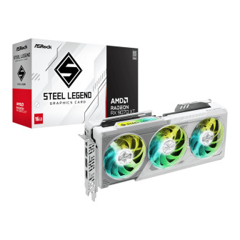 ASRock AMD Radeon RX 9070 XT Steel Legend 16GB Graphics Card | Randcore