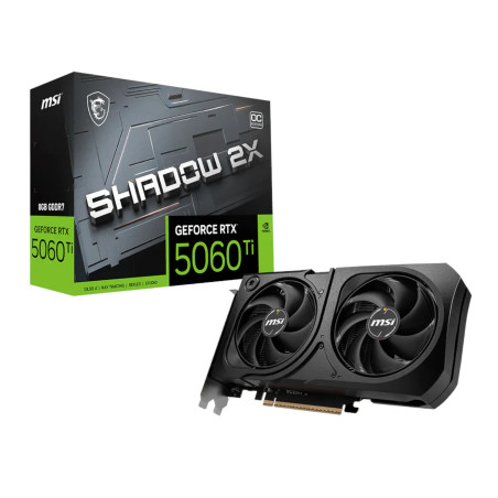 MSI GeForce RTX 5060 Ti SHADOW 2X OC PLUS 128-bit GDDR7 8GB Graphics Card | Randcore