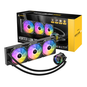 Antec VORTEX LUM 360 ARGB AIO CPU Liquid Cooler - Black | Randcore
