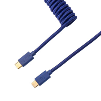 Keychron Coiled Aviator Blue Cable | Randcore