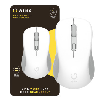 WINX CLICK Easy 1600DPI 2.4GHz Wireless Mouse - White | Randcore