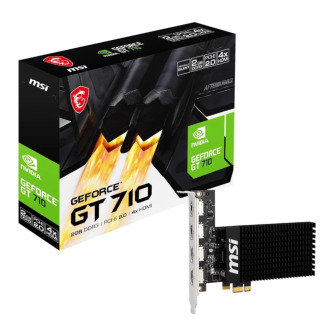 MSI Nvidia GeForce GT 710 2GD3H 2GB 64-BIT 4x HDMI Graphics Card | Randcore