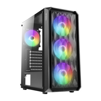 Antec NX292 ATX | Micro-ATX | ITX ARGB Mid-Tower Gaming Chassis - Black | Randcore