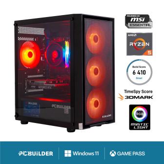 PCBuilder Ryzen 5 5500 SCOUT Windows 11 Gaming PC | Randcore