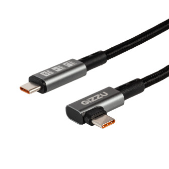 Gizzu 100W 10Gbps Type-C Angled 1m Cable | Randcore