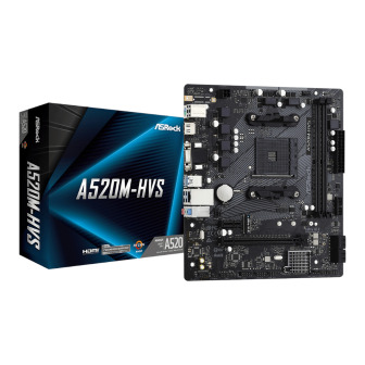 ASRock A520M-HVS AMD AM4 M-ATX Motherboard | Randcore
