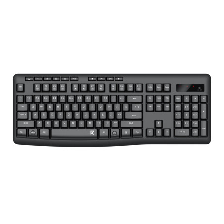 Redragon BK-7367 Full-size Ergonomic Wireless Membrane Office Keyboard - Black | Randcore