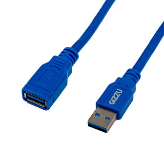 Gizzu USB 3.0 Extension Cable 5m - Blue | Randcore