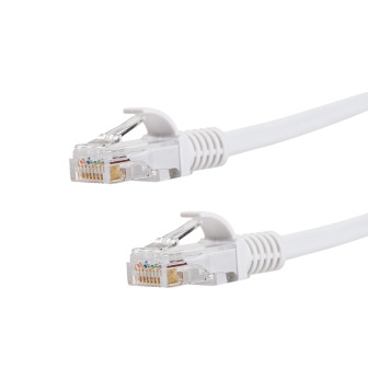 Gizzu Cat6 UTP Fly Lead Ethernet Network Cable 2m – White | Randcore