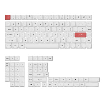 Keychron Double Shot PBT OSA Full Keycap Set - Black/White | Randcore