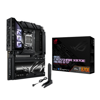 ASUS ROG CROSSHAIR X870E HERO BTF AMD AM5 ATX Gaming Motherboard | Randcore