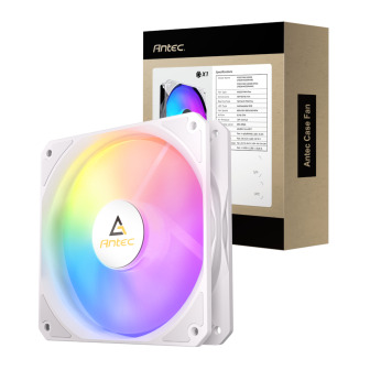 Antec P12 PWM 120mm ARGB Reverse Case Fan - White | Randcore