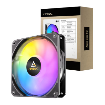Antec P12 PWM 120mm ARGB Reverse Case Fan - Black | Randcore