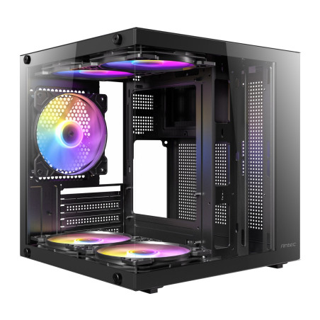 Antec VCX10M ARGB Micro-ATX | ITX Mini-Tower Gaming Chassis - Black | Randcore