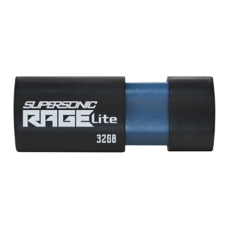 Patriot Rage Lite 32GB USB3.2 Flash Drive - Black | Randcore