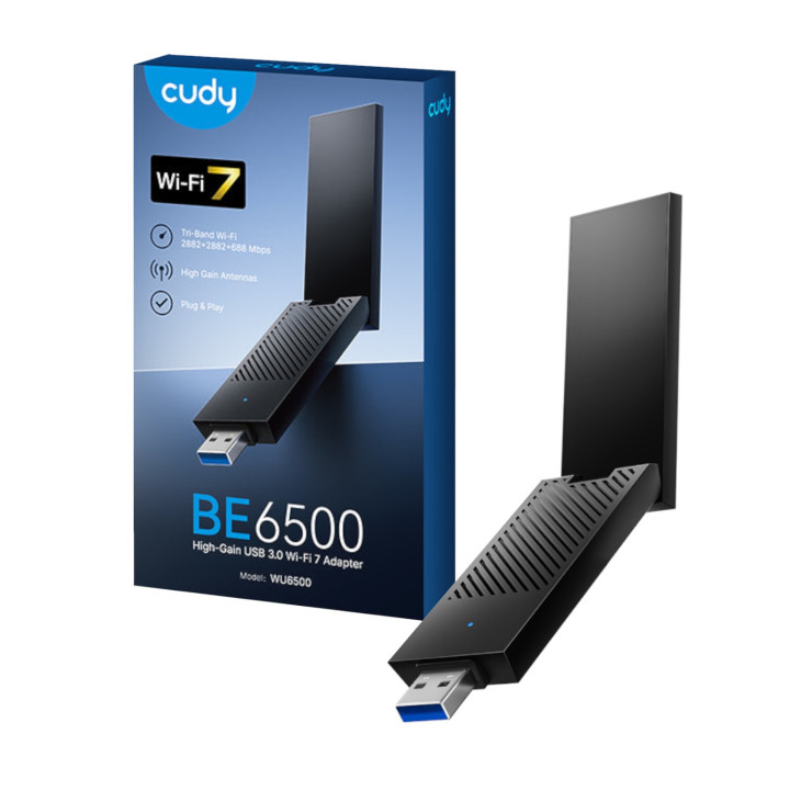 Cudy BE6500 Tir-Band Wi-Fi7 USB 3.0 Adapter | Randcore
