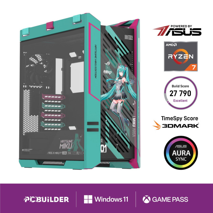 PCBuilder Ryzen 7 9800X3D ASUS X MIKU Windows 11 Gaming PC | Randcore