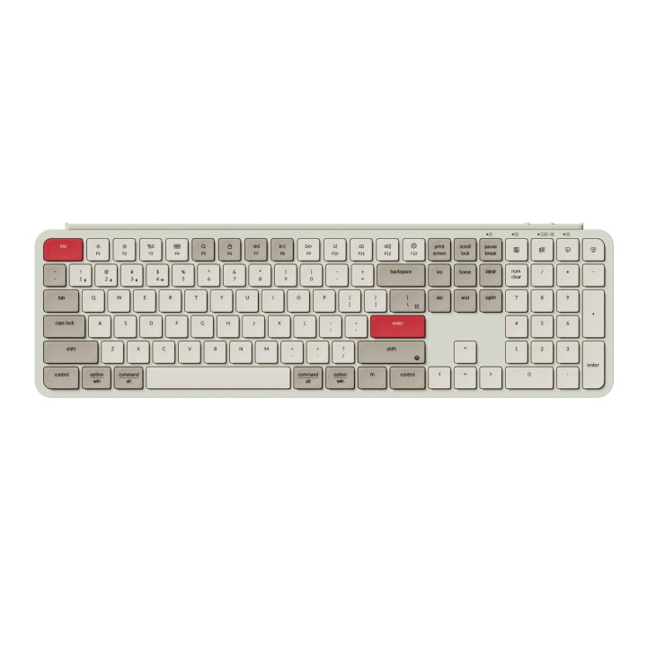 Keychron B6 Pro Ultra-Slim 100% Wireless Keyboard – Retro Red | Randcore