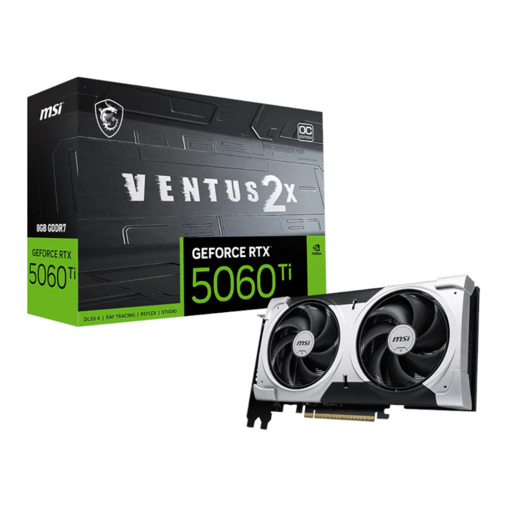 MSI Nvidia GeForce RTX 5060TI VENTUS 2X OC PLUS 8GB Graphics Card | Randcore