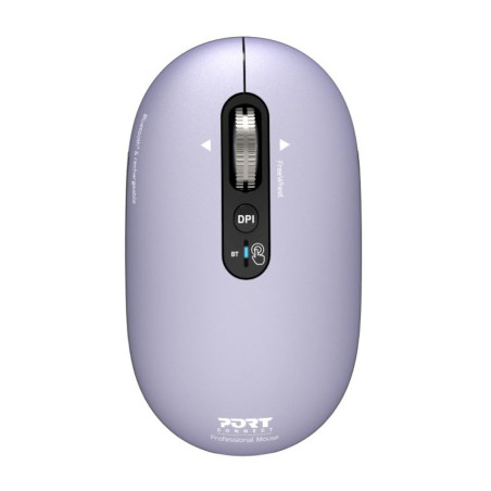 Port Connect PURE MAC Rechargeable Wireless and Bluetooth Mouse - Iris | Randcore