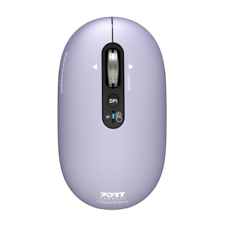Port Connect PURE MAC Rechargeable Wireless and Bluetooth Mouse - Iris | Randcore