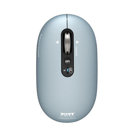 Port Connect PURE MAC Rechargeable Wireless and Bluetooth Mouse - Storm | Randcore