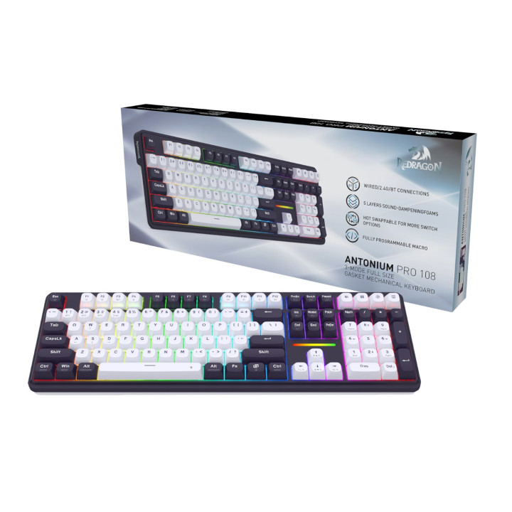 Redragon K745 Pro ANTONIUM Full-size Mechanical Gaming Keyboard | Randcore