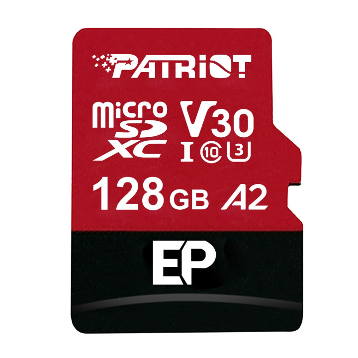 Patriot EP Series 128GB MICRO SDXC V30 A2 (w/o Adaptor) | Randcore