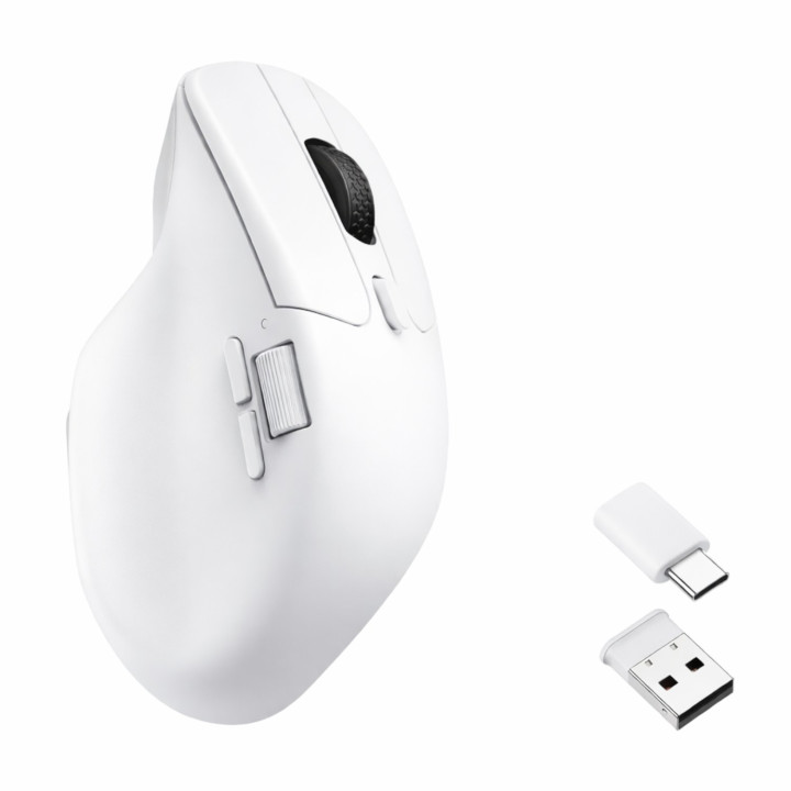 Keychron M6 1K Dual-Wireless Bluetooth and 2.4G Mouse – White | Randcore