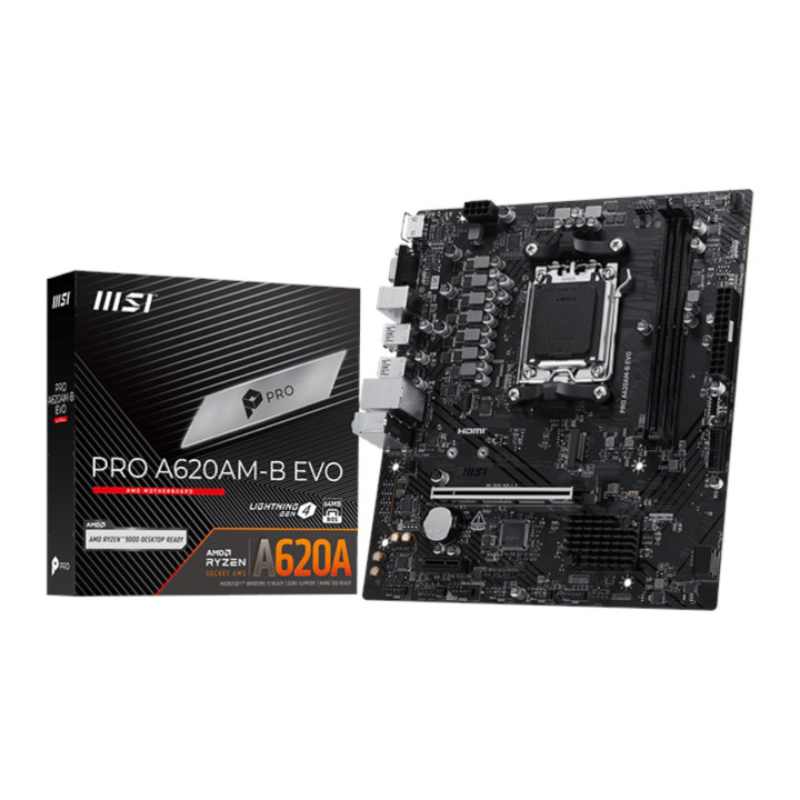 MSI PRO A620AM-B EVO AM5 M-ATX Motherboard | Randcore