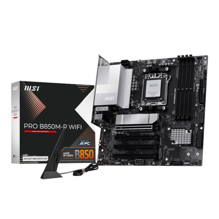 MSI PRO B850M-P WIFI AM5 mATX Motherboard | Randcore