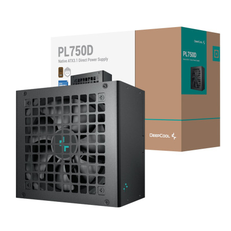 DeepCool PL750D 750W 80PLUS Bronze ATX3.1 Non-Modular Power Supply | Randcore