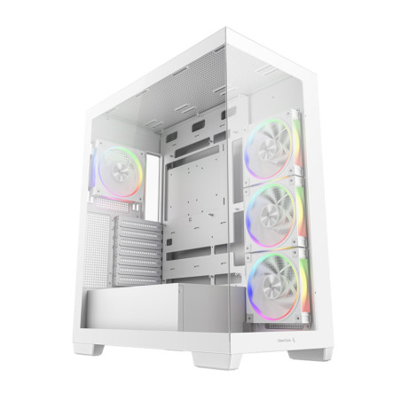 DeepCool CG580 4F V2 ARGB ATX Gaming Chassis – White | Randcore
