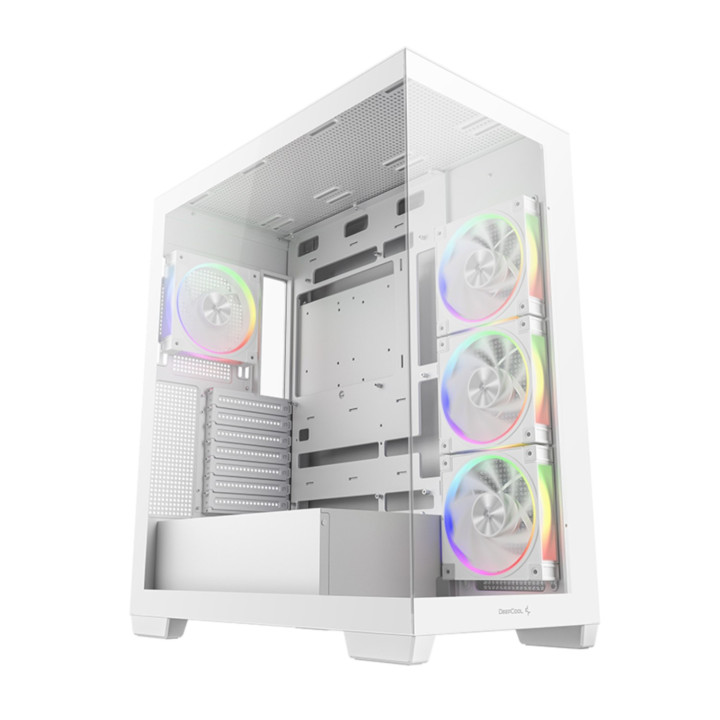 DeepCool CG580 4F V2 ARGB ATX Gaming Chassis – White | Randcore