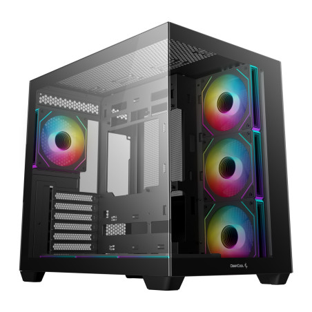 DeepCool CG530 7F ARGB ATX Gaming Chassis - Black | Randcore