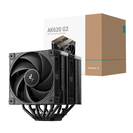 DeepCool AK620 G2 120mm CPU Air Cooler - Black | Randcore