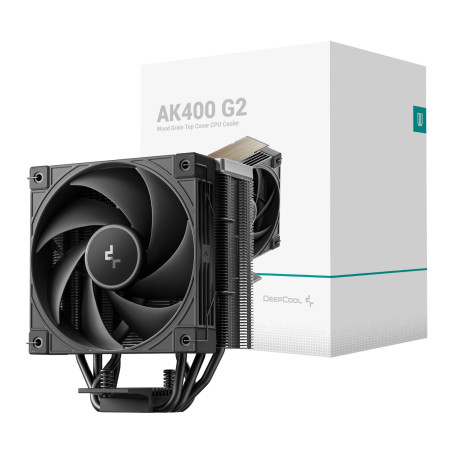 DeepCool AK400 G2 Dark 120mm CPU Air Cooler - Black | Randcore
