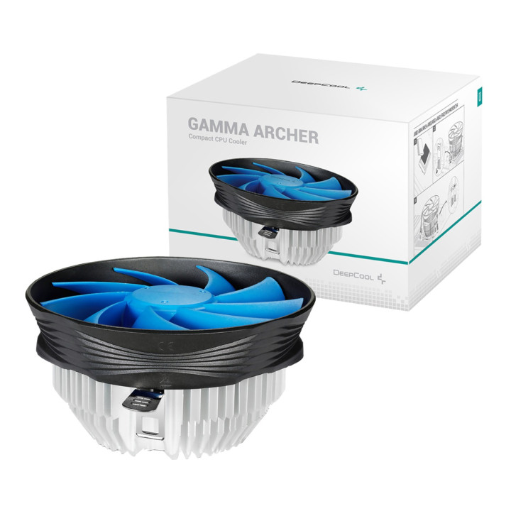 DeepCool Gamma Archer 120mm CPU Cooler - Black/Blue | Randcore