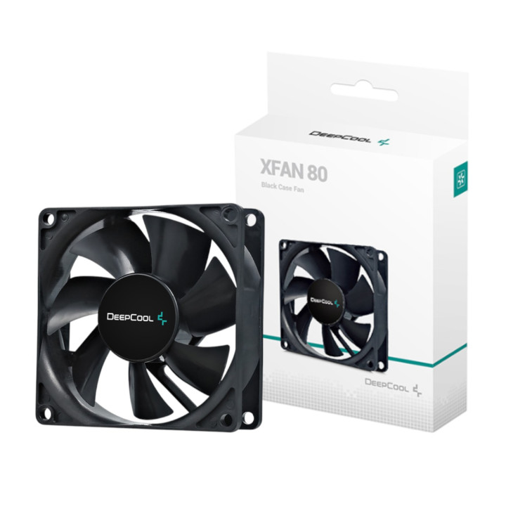 DeepCool XFAN 80mm Case Fan - Black | Randcore