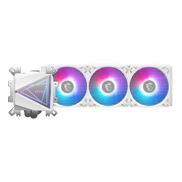 MSI MAG Coreliquid I360 ARGB AIO Liquid CPU Cooler – White | Randcore