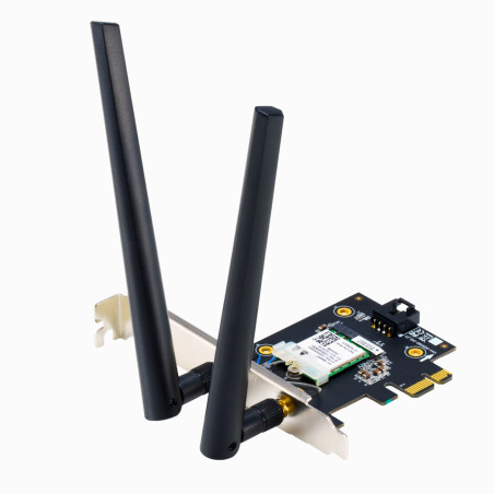ASUS  Wi-Fi 7 Tri-Band PCIe Wireless Adapter with Bluetooth 5.4 – Black | Randcore