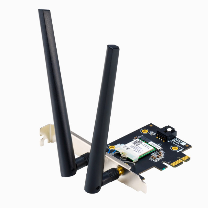 ASUS  Wi-Fi 7 Tri-Band PCIe Wireless Adapter with Bluetooth 5.4 – Black | Randcore