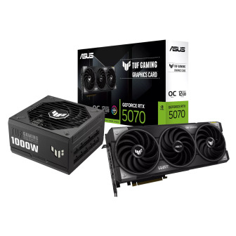 Asus TUF Gaming GeForce RTX 5070 OC Edition and 1000W 80 PLUS Gold Modular Power Supply Bundle  | Randcore