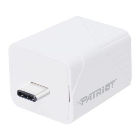 Patriot iLuxe Cube 128GB Type-C Smart Backup Solution - White | Randcore