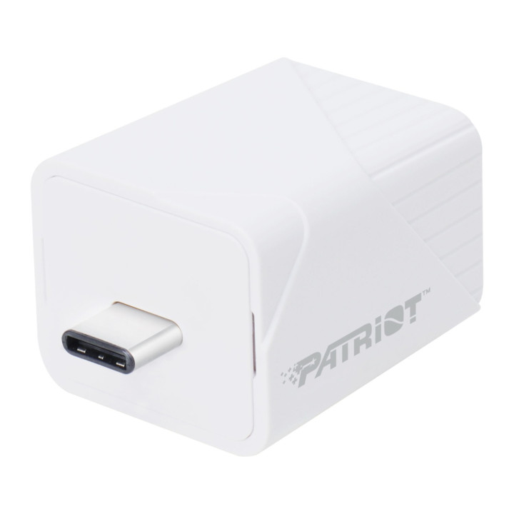 Patriot iLuxe Cube 128GB Type-C Smart Backup Solution - White | Randcore