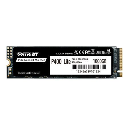 Patriot P400 Lite 1TB M.2 PCIe Gen 4 x4 NVMe SSD | Randcore