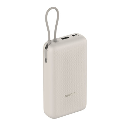 Xiaomi 33W Power Bank 20000mAh (Integrated Cable) – Tan | Randcore