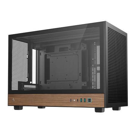 DeepCool CH260 Wood mATX Gaming Chassis - Black | Randcore